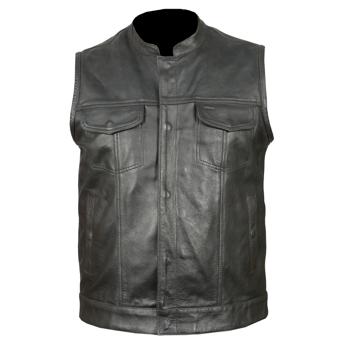 Distressed Brown Motorcycle Club Leather Vest – Daytona Bikers Wear