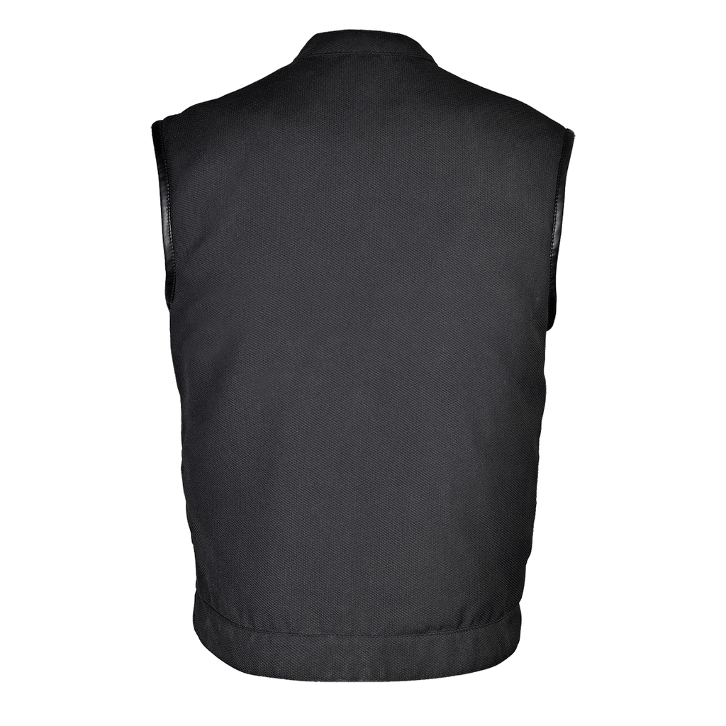 VL1914 Heavy Duty Textile Club Vest with Snaps And Zipper Closure ...
