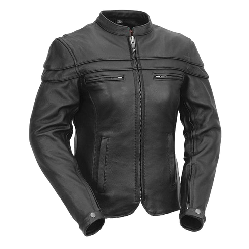 VL631 Vance Leather Ladies Racer Jacket with Zip Out Liner – Daytona ...