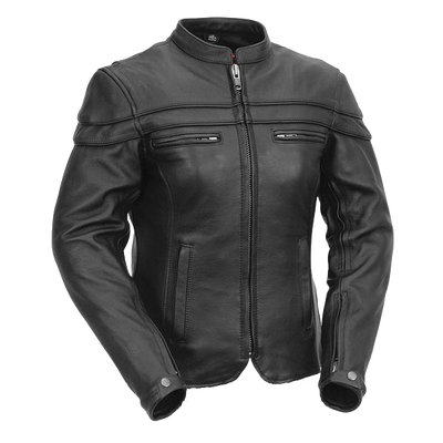 VL631 Vance Leather Ladies Racer Jacket with Zip Out Liner – Daytona ...